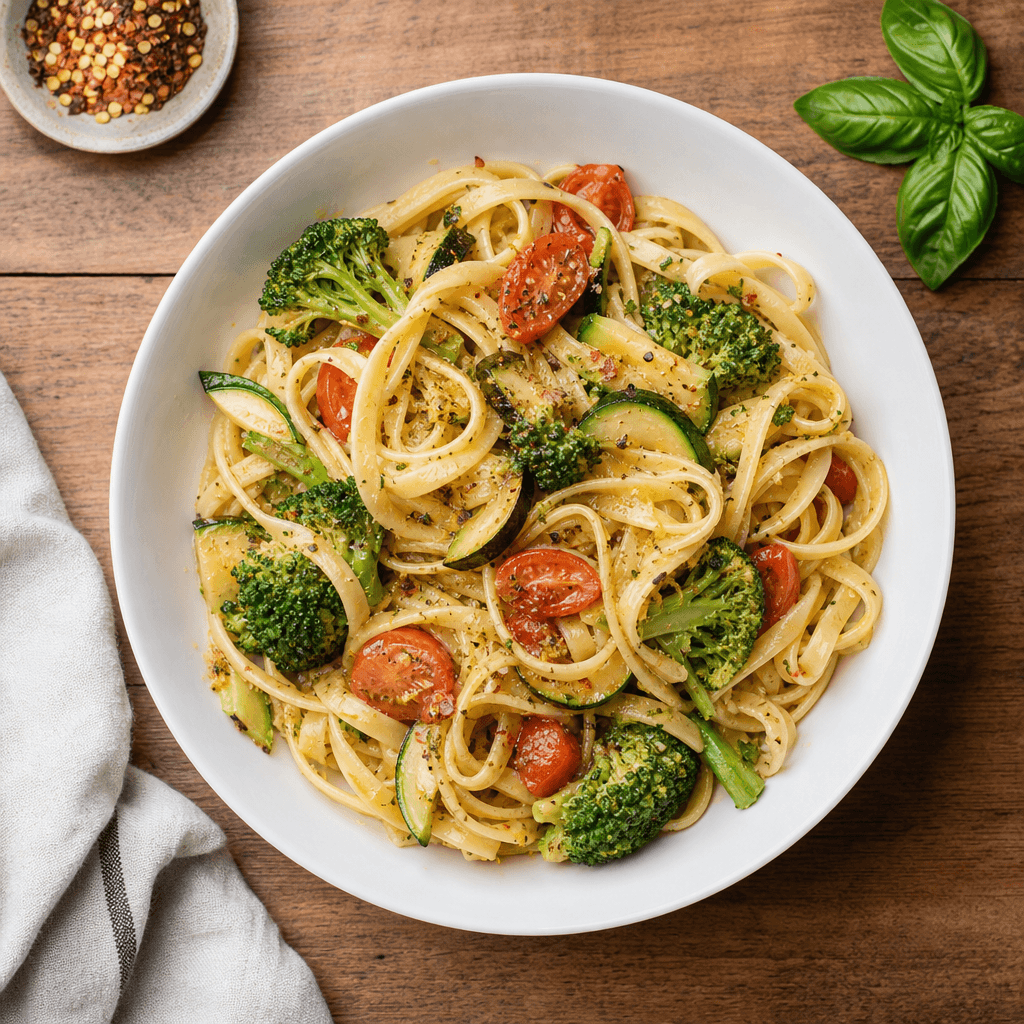 Pasta meal from what is available